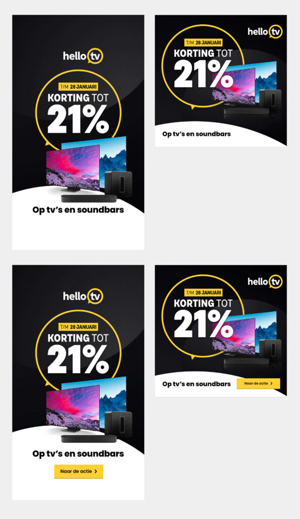 HelloTV_Kortingsdagen Overzicht_Social